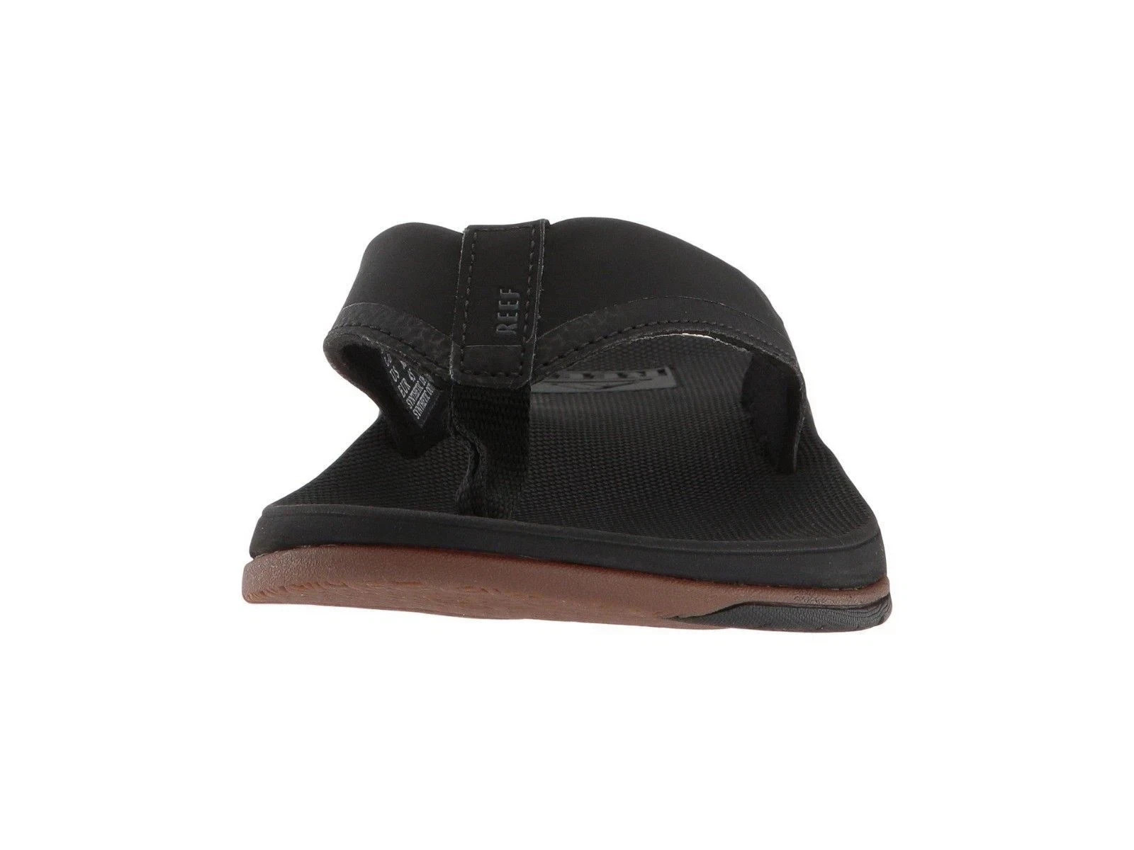New Reef Men FANNING LOW RF0A3KIH Black Bottle Opener Flip Flop Sandal Original
