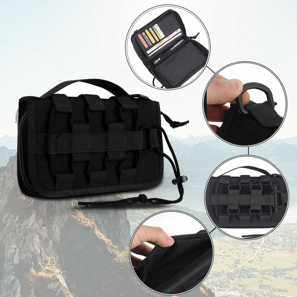 Tactical Clutch Wallet Long Card Holder Case Phone Pack Multi-Functional Handbag