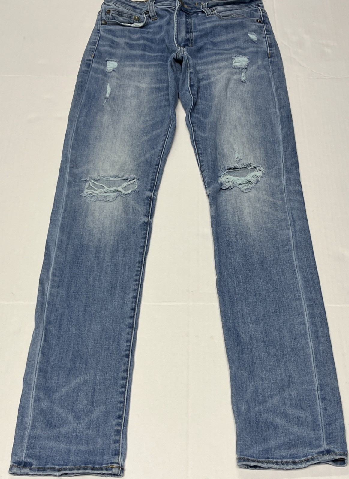 American Eagle Next Level Flex Slim Fit Jeans Men 30/36 Distressed Straight Leg
