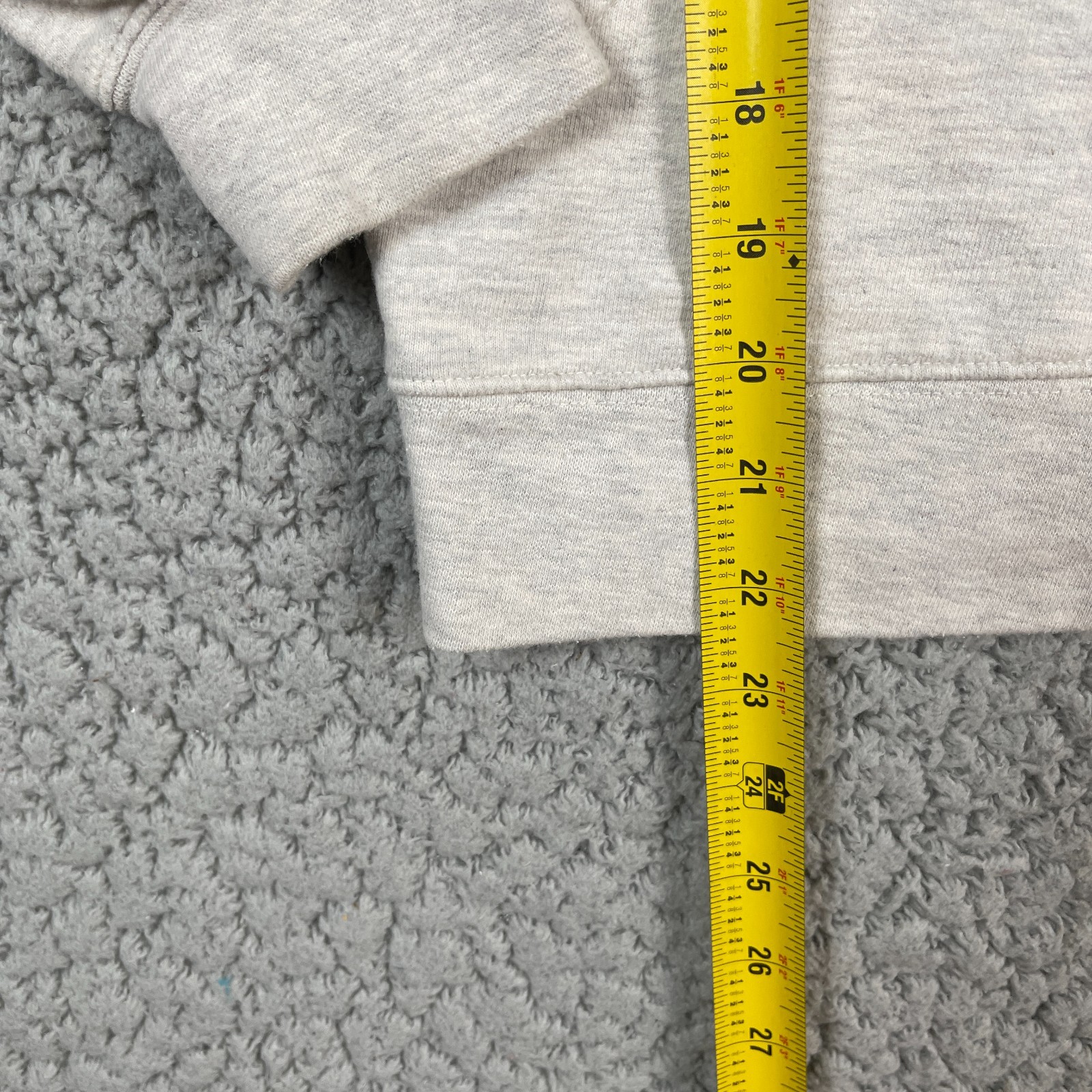 Salt life Hoodie Mens Small Gray Skull & Hooks Fishing Logo Drawstring *Flaw
