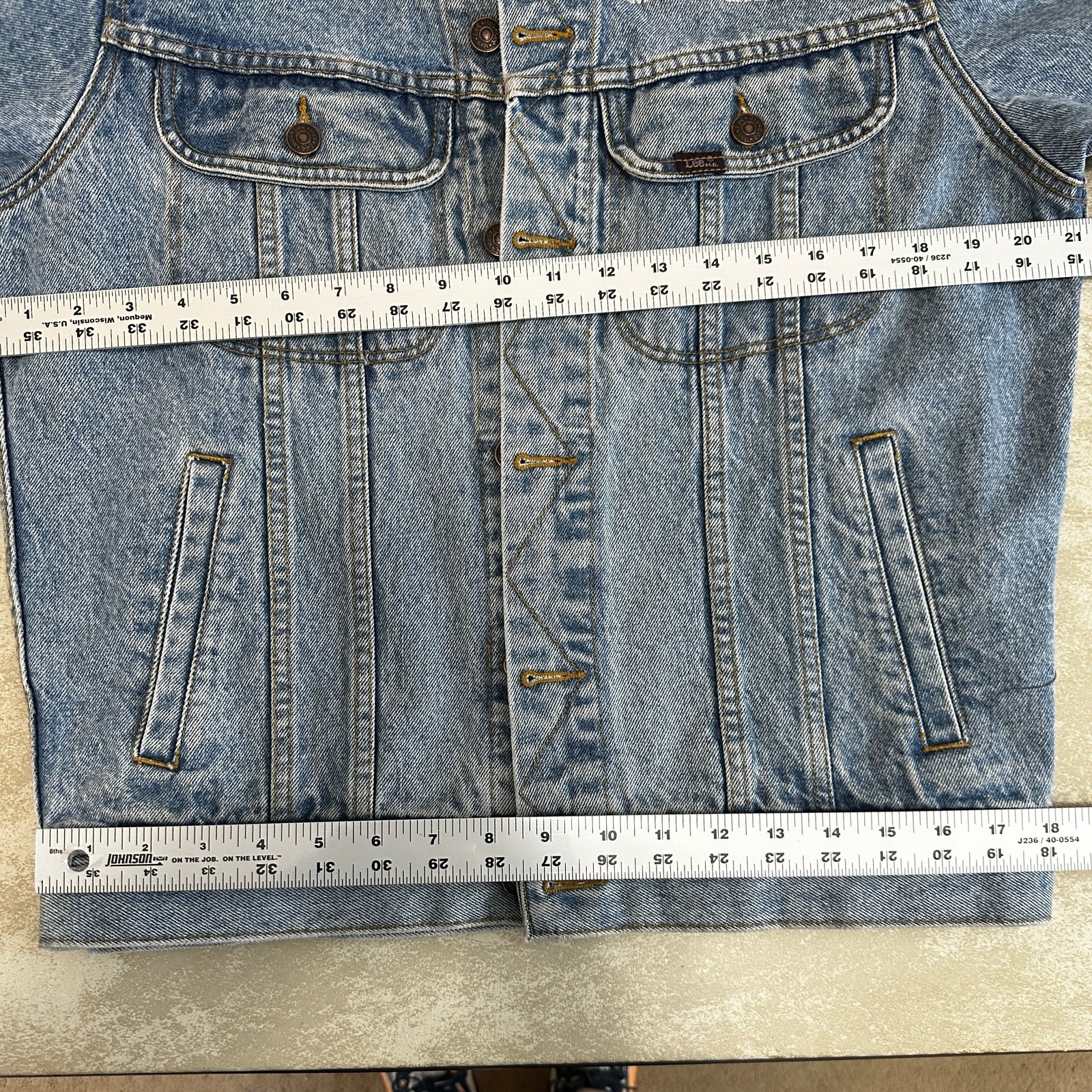 Cher Living Proof Farewell Tour 2002 S Lee Distressed Denim Jacket