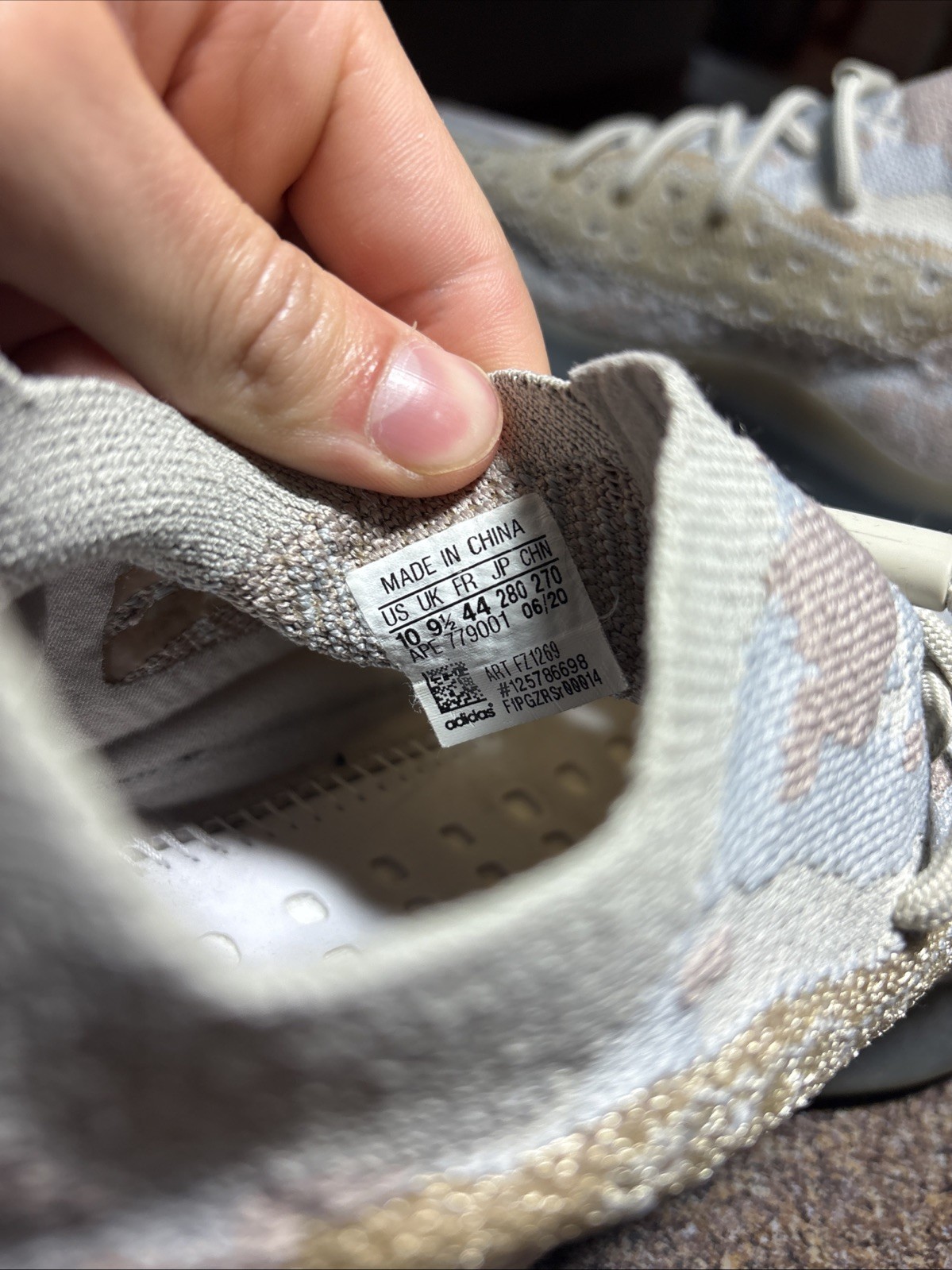 Size 10 – adidas Yeezy Boost 380 Pepper Non-Reflective
