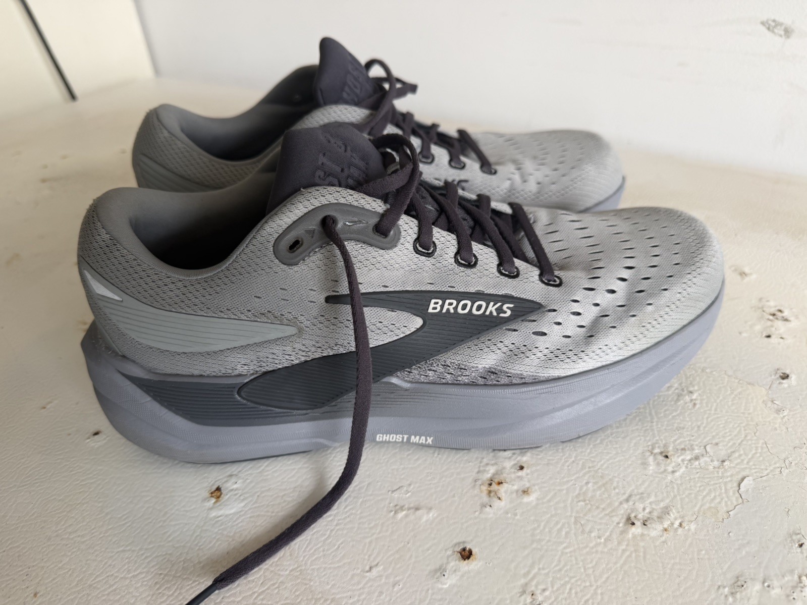 Brooks Ghost Max 3 Men’s Size 12 Medium (D) Running Shoes Gray