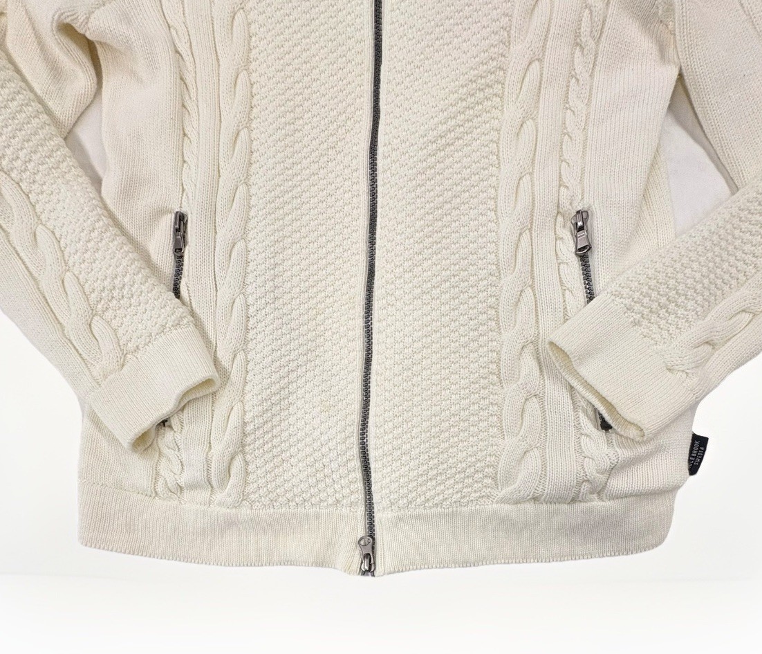 Holebrook Sweden Women’s Windproof Full Zip Sweater Jacket Organic Cotton Large