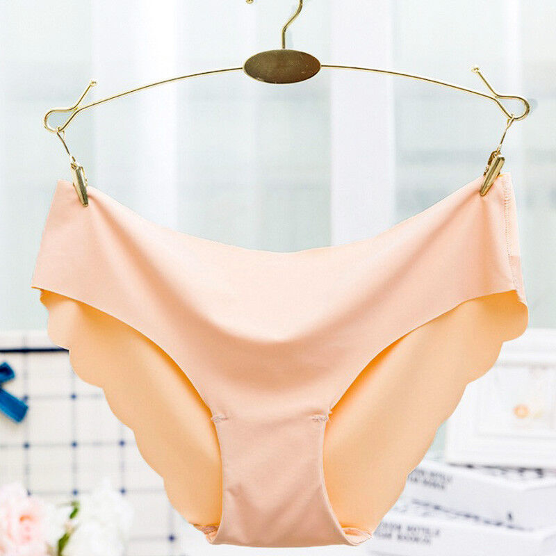 3 Pack Women Soft Underpants Seamless Lingerie Briefs Hipster Underwear Panties