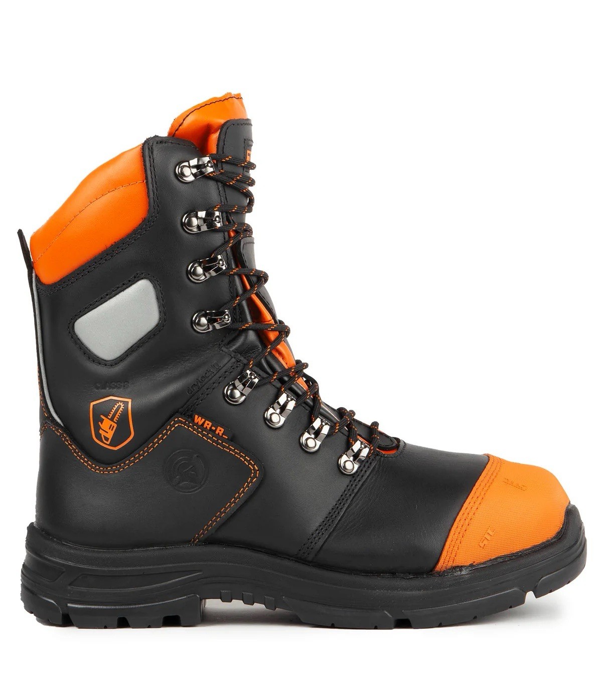 Battler, Orange | 8″ Lumberjack Chainsaw Safety Composite Toe Work Boots