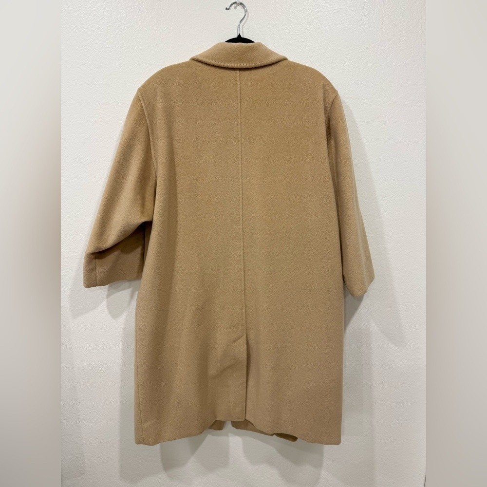 MaxMara 100% Wool Double Breasted Coat, US 12