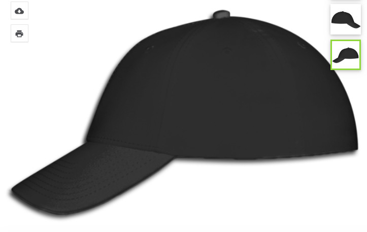Mercedes AMG Logo on Black Hat Flexfit Baseball Cap Printed Emblem S/M & L/XL