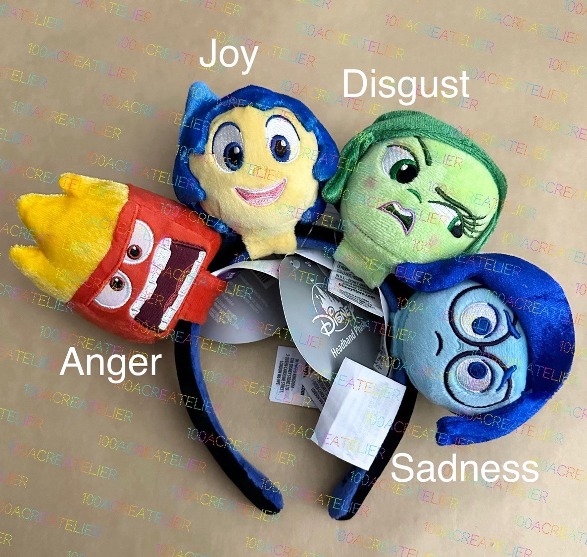 Disney Parks Create Your Own Character Plush Ears Headband