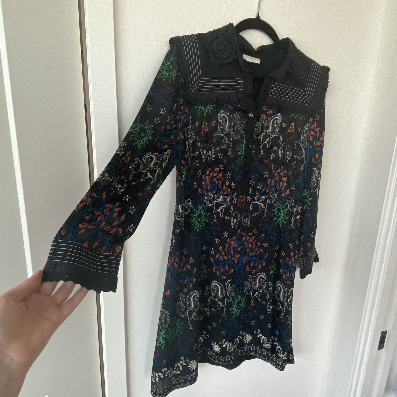 Sandro dress. Size Medium (FR 40). Western Style.