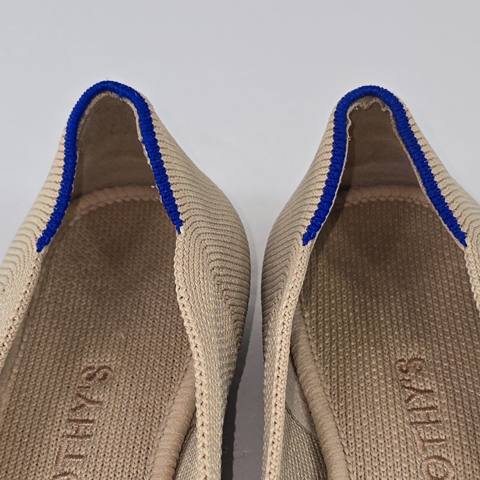 Rothy’s The Pointed Toe Knitted Slip On Women’s Flat Shoes US SIZE 6 Portobello.