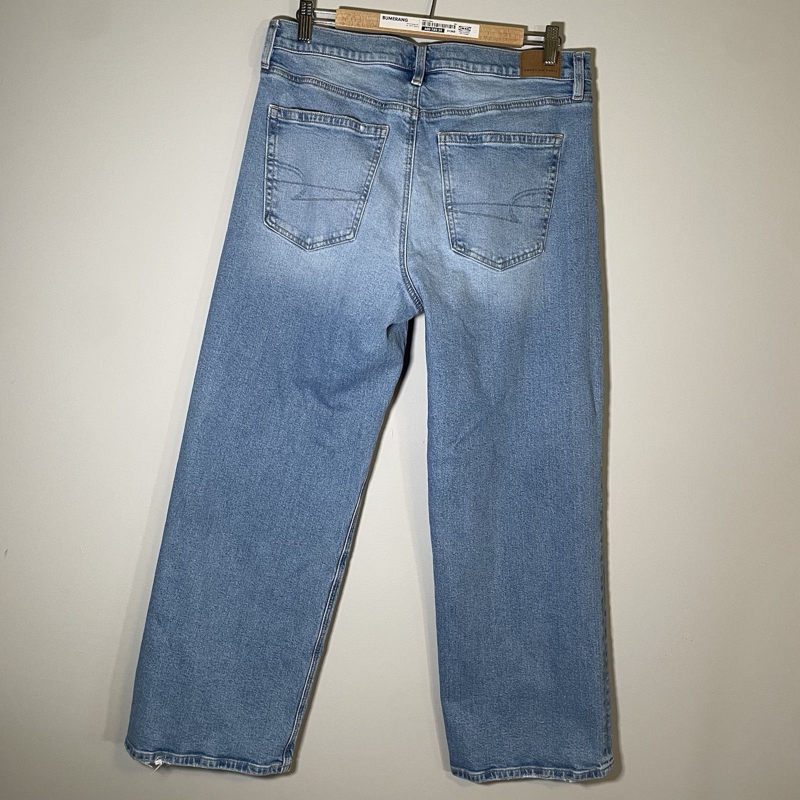 American Eagle Strigid Jeans Sz 10 Stovepipe Denim Jeans Medium Indigo