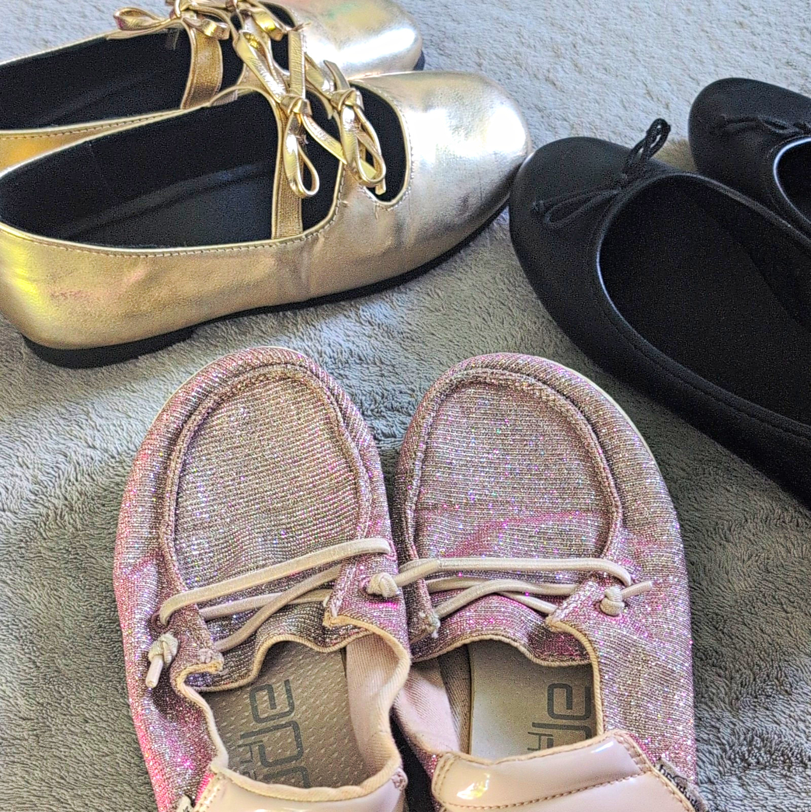 Girls Shoe Bundle,3 Pair, Size 12/1. Hey Dude So And Off Brand