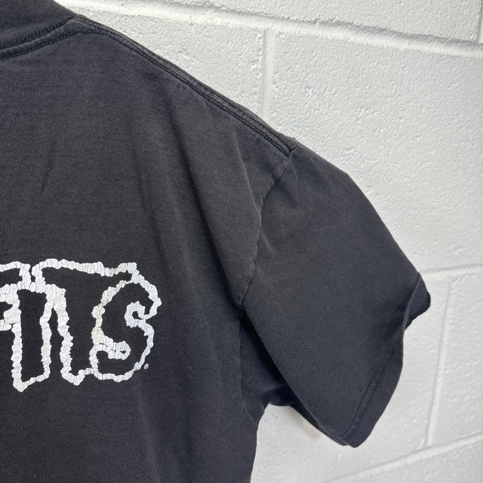 Vintage The Misfits 2001 Skull Horror Punk Rock Band Black M Graphic T-Shirt Tee