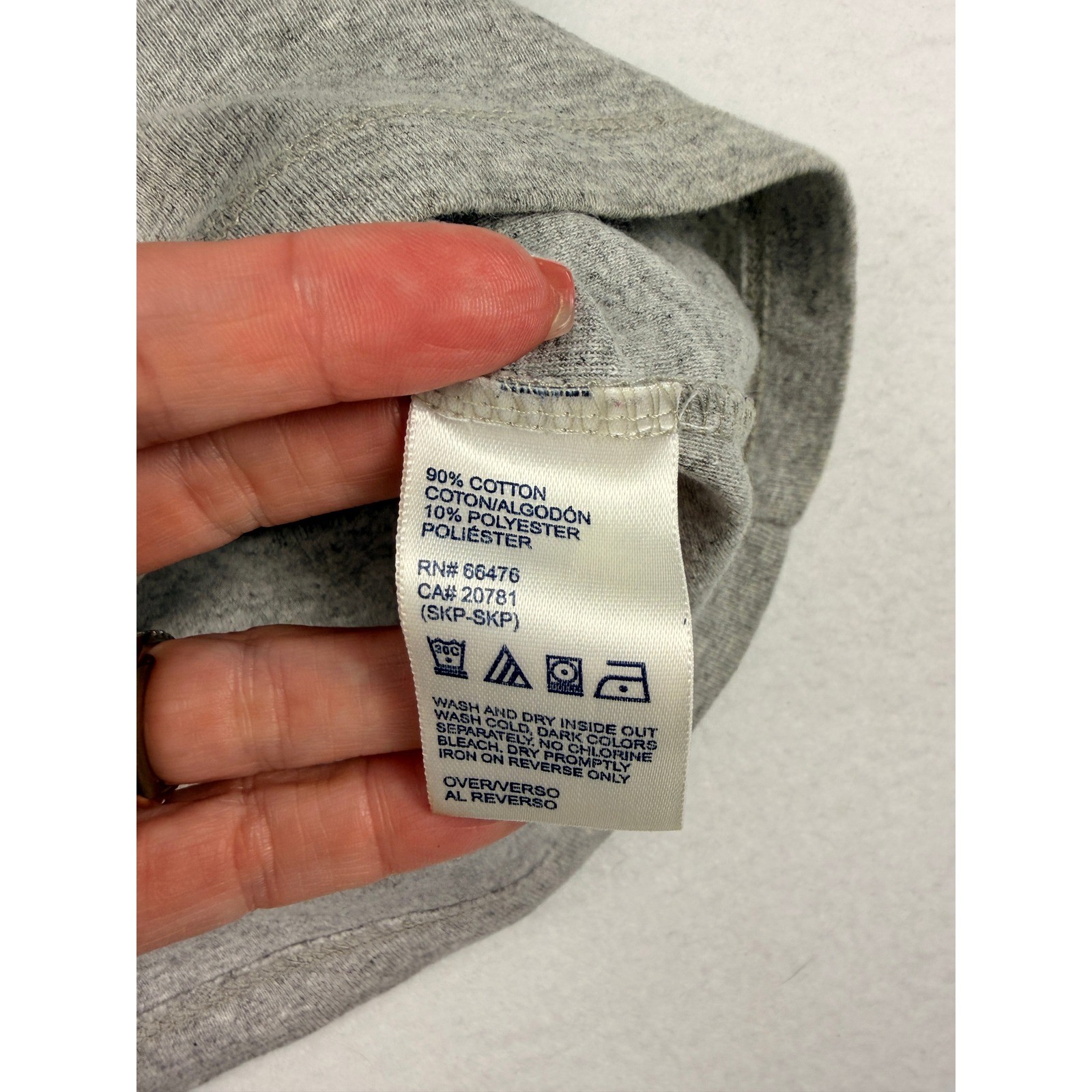 Vintage 90’s Tommy Hilfiger American Classics Vintage Babydoll Tee Gray L