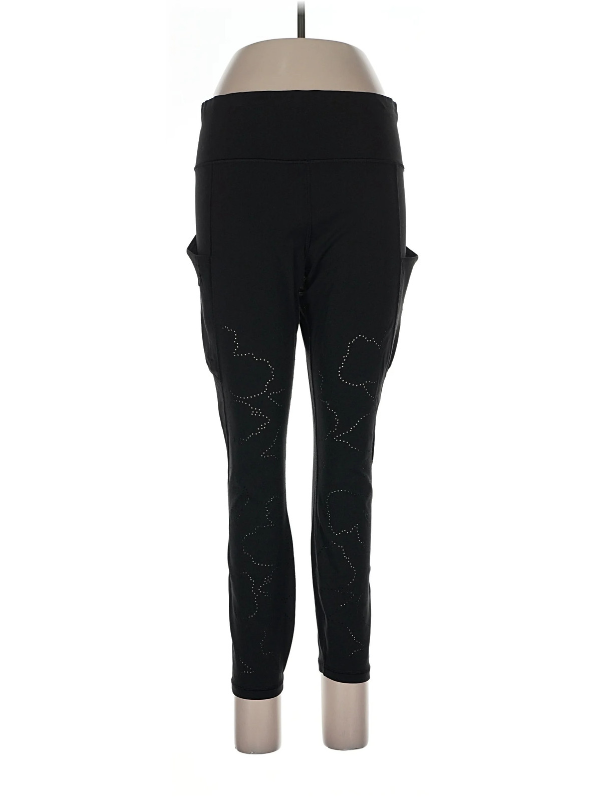 Athleta Women Black Active Pants L