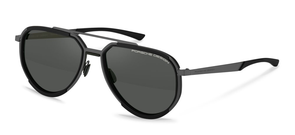 Porsche Design P8994 Sunglasses 0A419 Black Authentic New 60mm Unisex