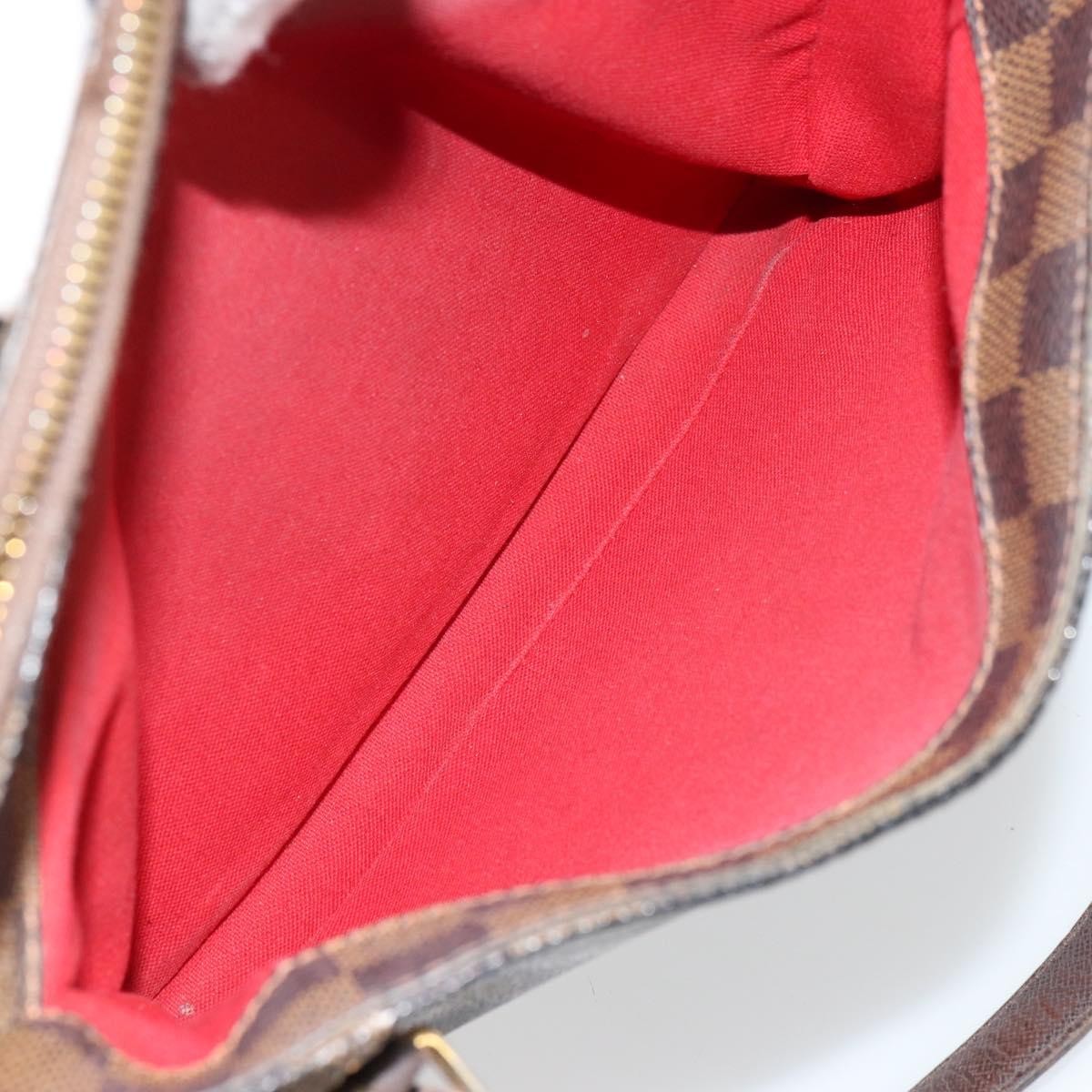 LOUIS VUITTON Damier Ebene Belem MM Hand Bag N51174 LV Auth BA12741