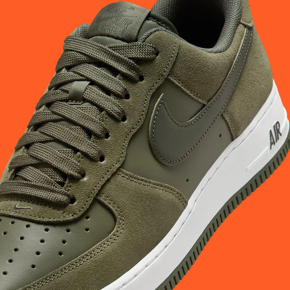 Nike Air Force 1 ’07 LV8 Shoes Medium Olive White IB6388-200 Men’s Sizes NEW