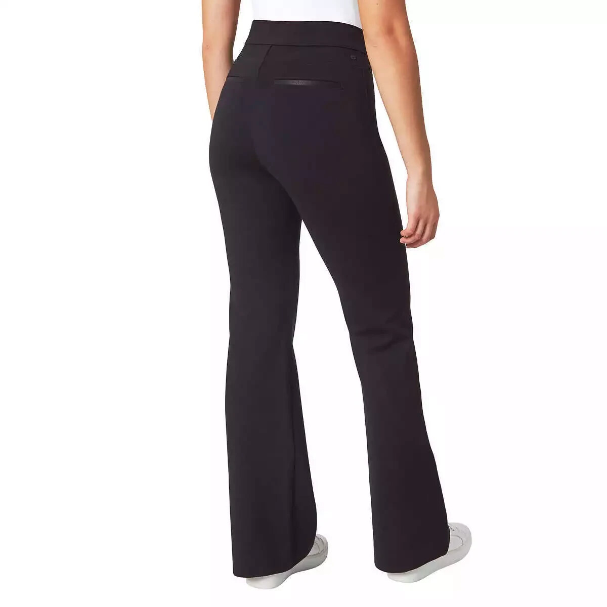 NWT Modern Ambition High Rise Flare Ponte Costco Black Pants Women’s Size Small