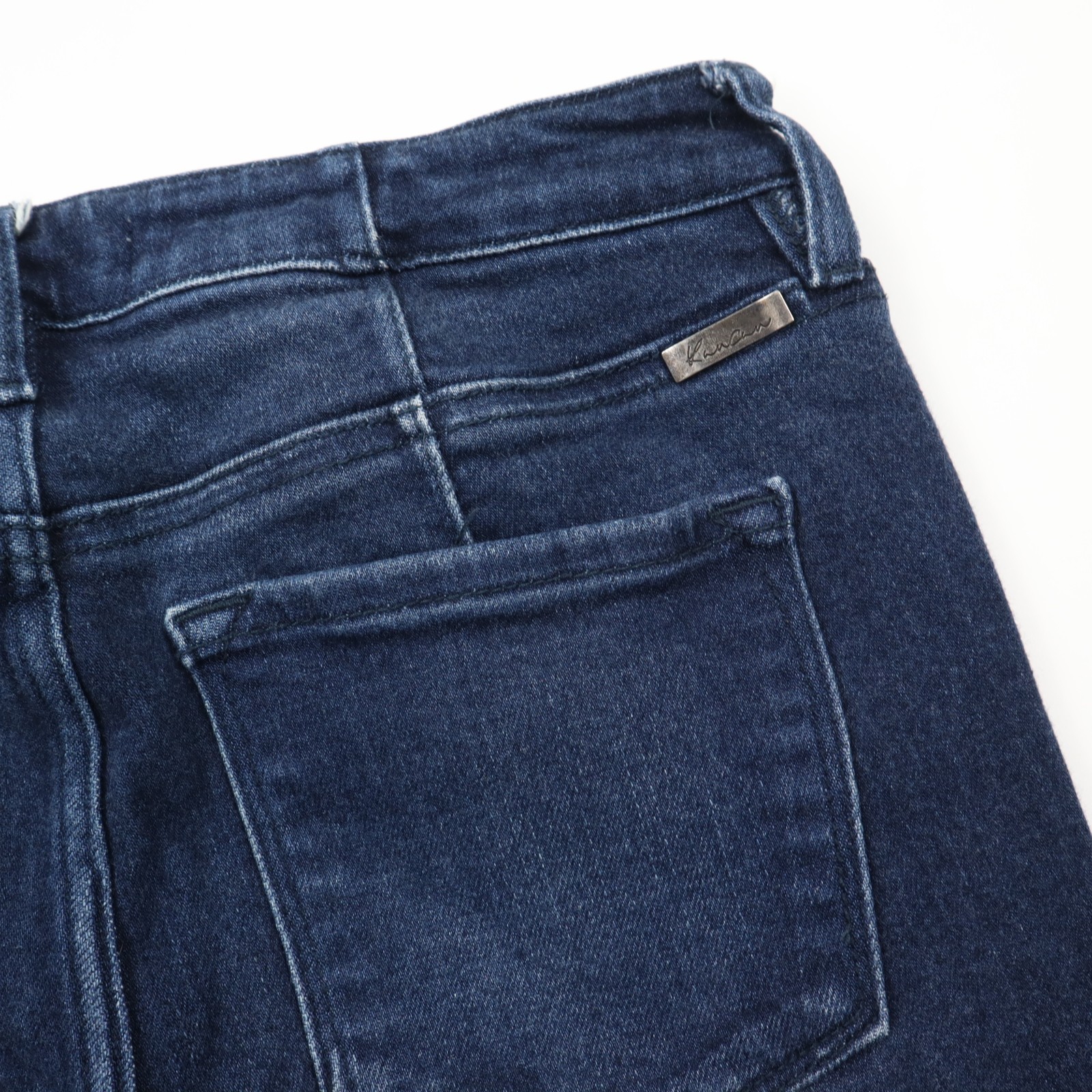 KanCan Women’s Estilo Mid Rise Ankle Skinny Jeans Size 28 Dark Wash Stretch