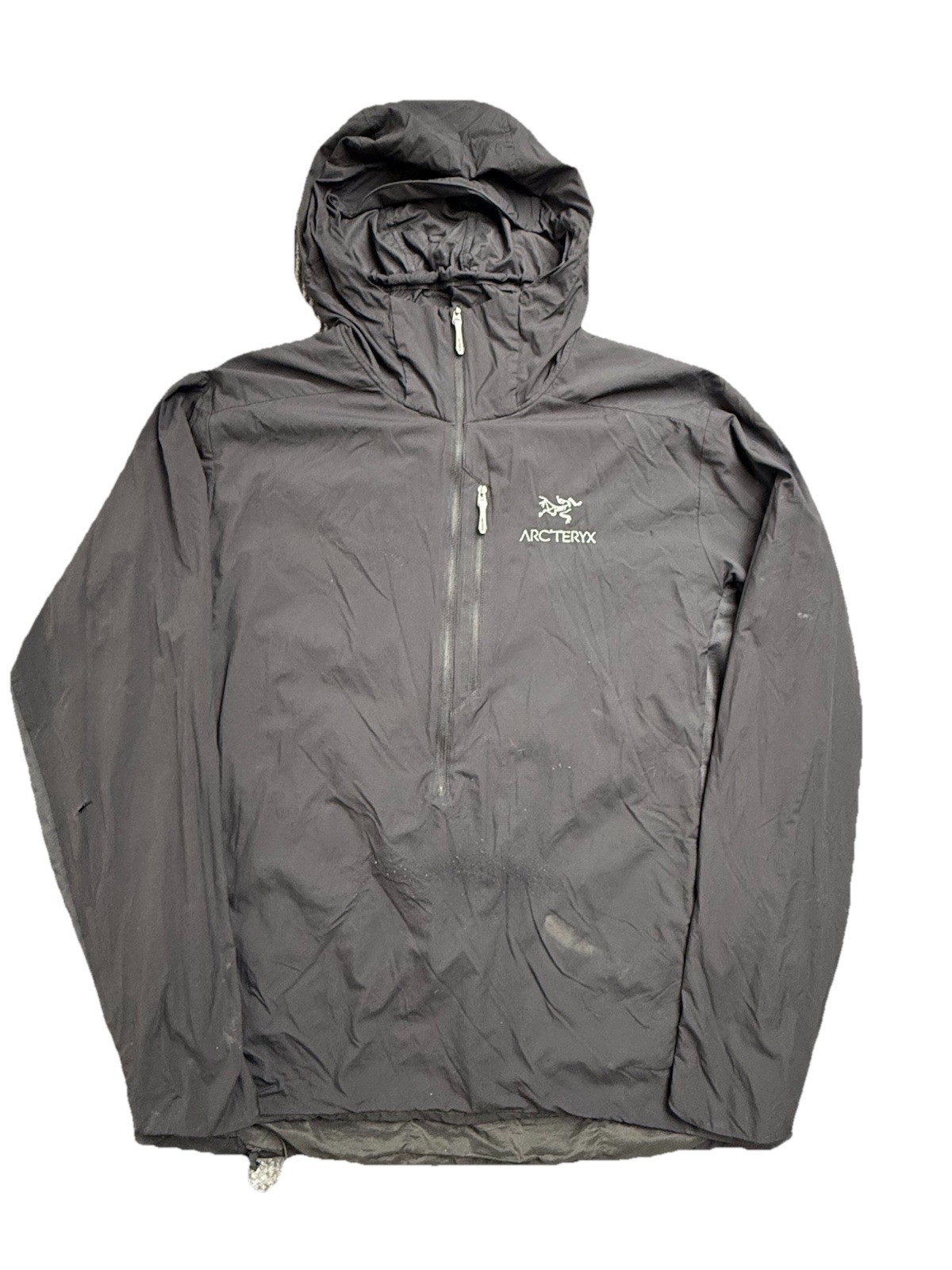 Arc’teryx Atom SL Men’s Anorak Hoody Jacket 3/4 Zip, Black, Size L
