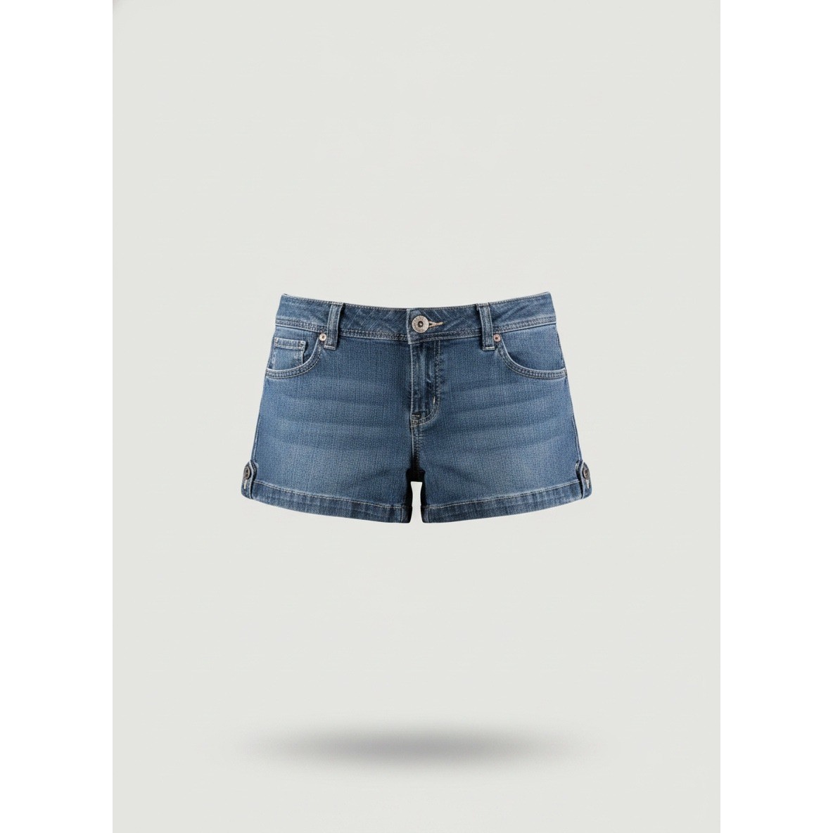 Guess Jeans Womens Medium Wash Denim Cuffed Shorts Size 34 Q21A0200000