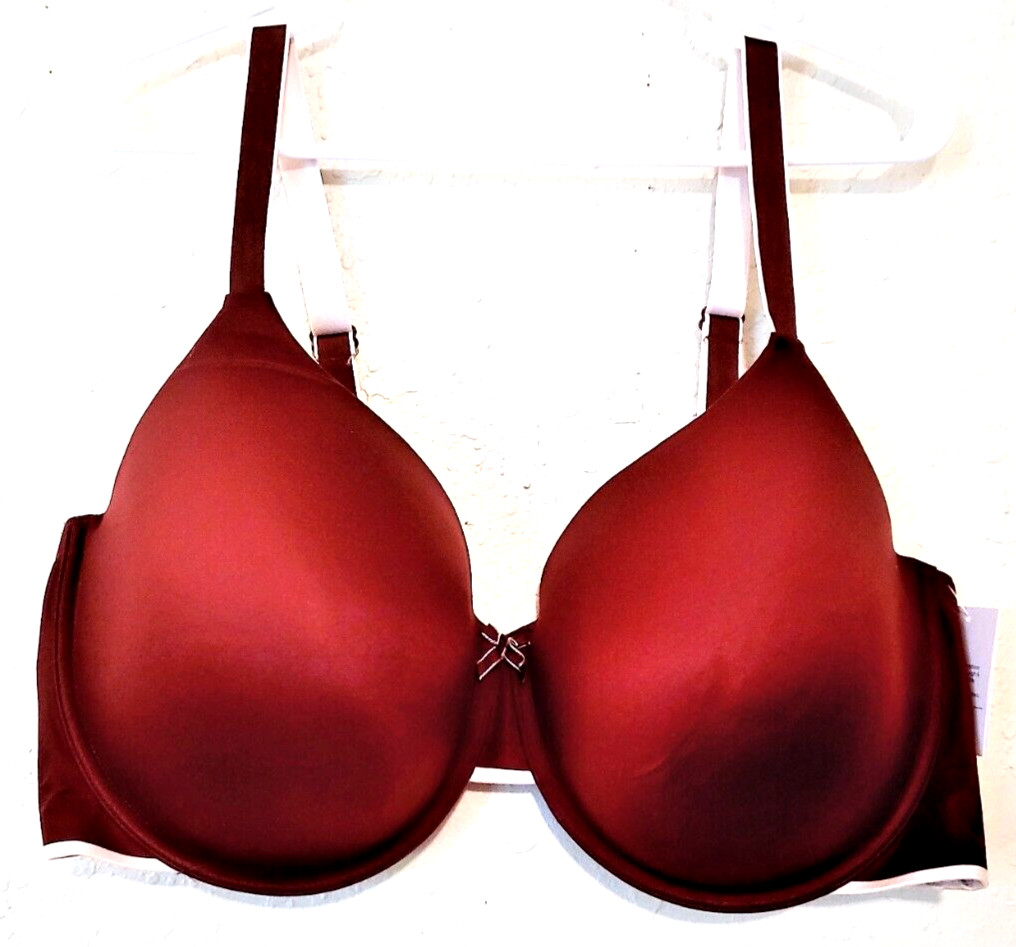 44DDD Auden Demi Coverage Lightly Lined Underwire Convertible T Shirt Bra