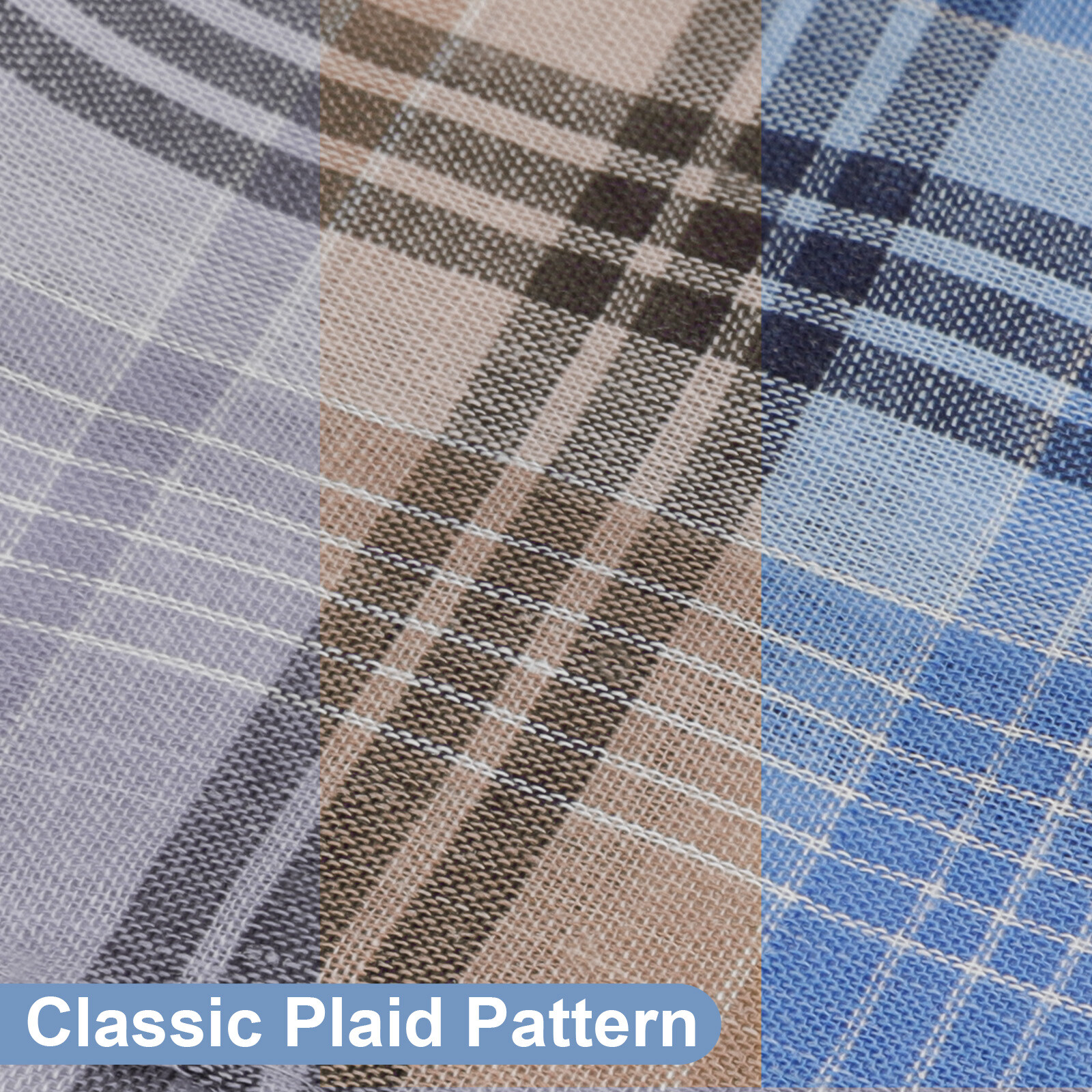12 Pcs Random Polyester Cotton Men Handkerchiefs Hanky Pocket Square Hankie Set