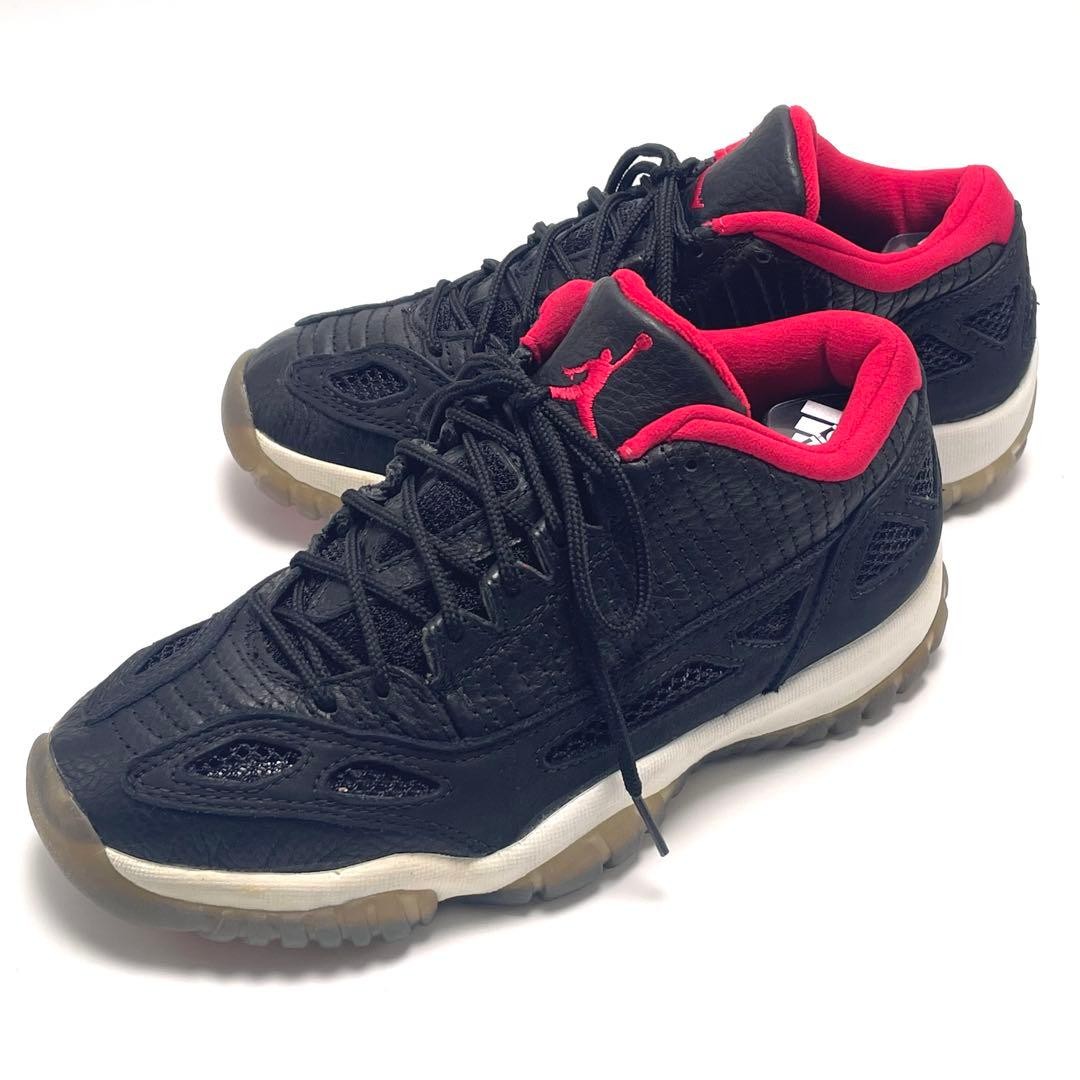 Nike Air Jordan 11 Low Retro IE OG Bred 1996 Mens 25cm Black True Red Authentic