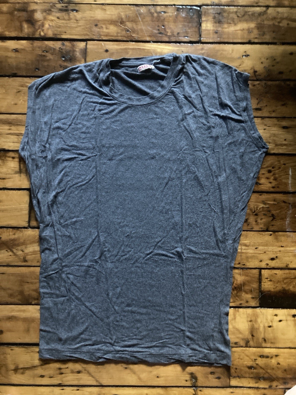 John Patrick Organic Slate Grey T-Shirt Sz L