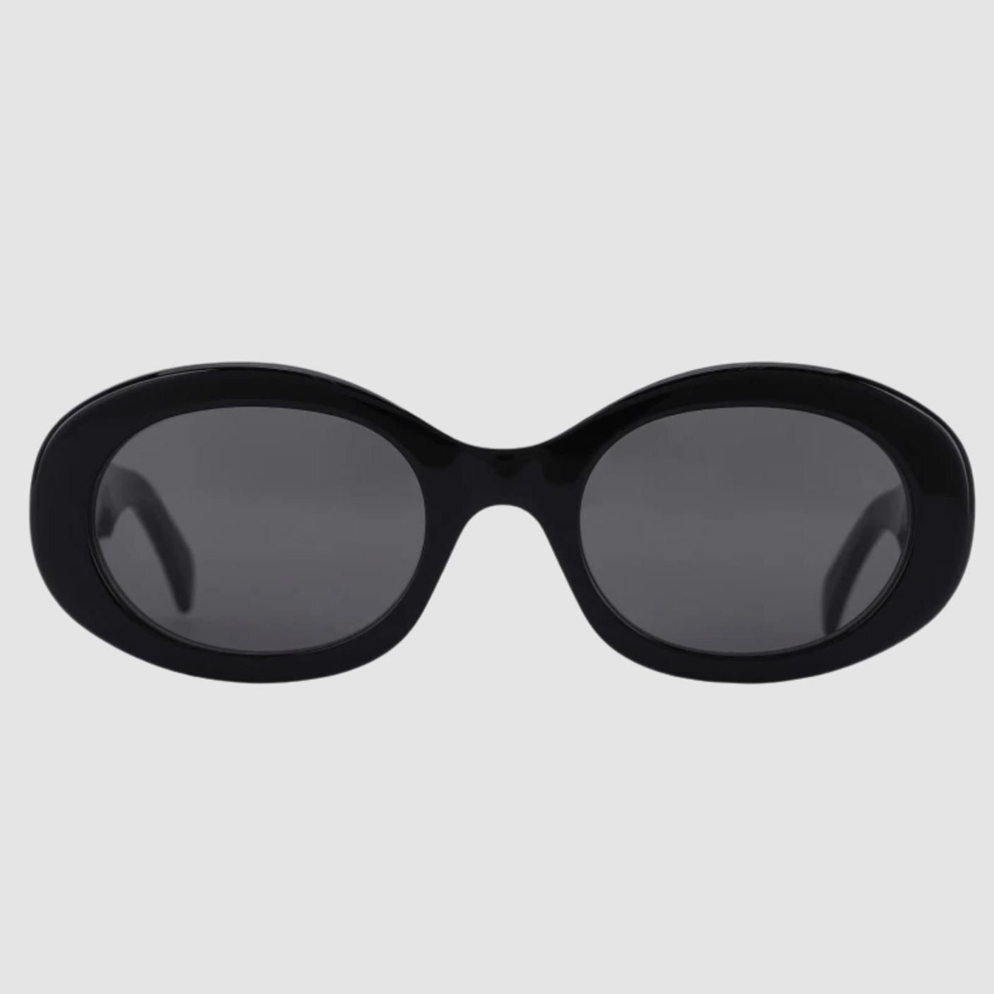 (W) Celine Triomphe 01 Sunglasses in Acetate Black / FedEx
