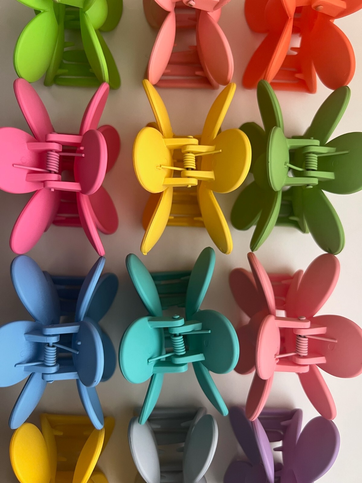 Hair Claw Clips, Matte Flower Hair Clips, Large Claw Clips For Thick Hair