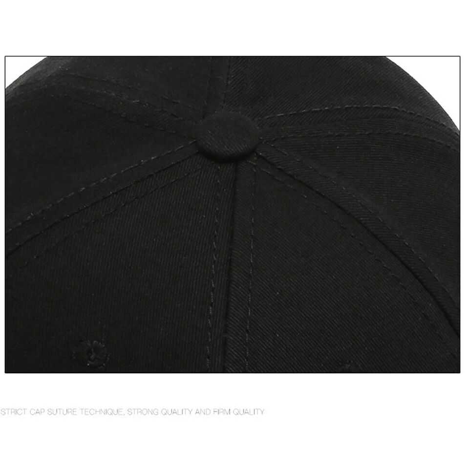 Plain Cotton Polo Style Blank Baseball Cap Solid Washed PC Adjustable Ball Hat