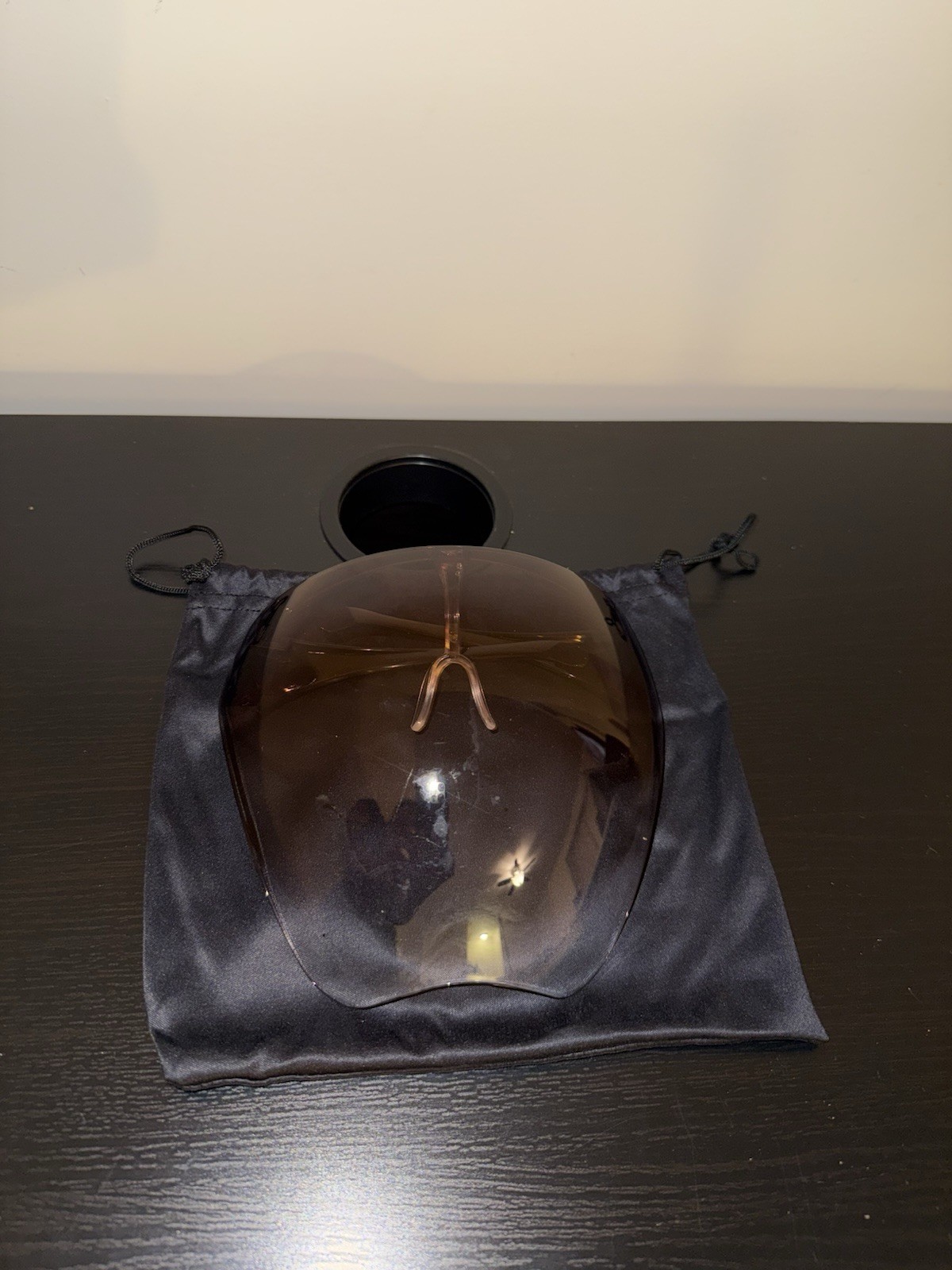 Oversized Full Face Cover Mirror Shield Reflective Shade Safety Glasses Brown🤩