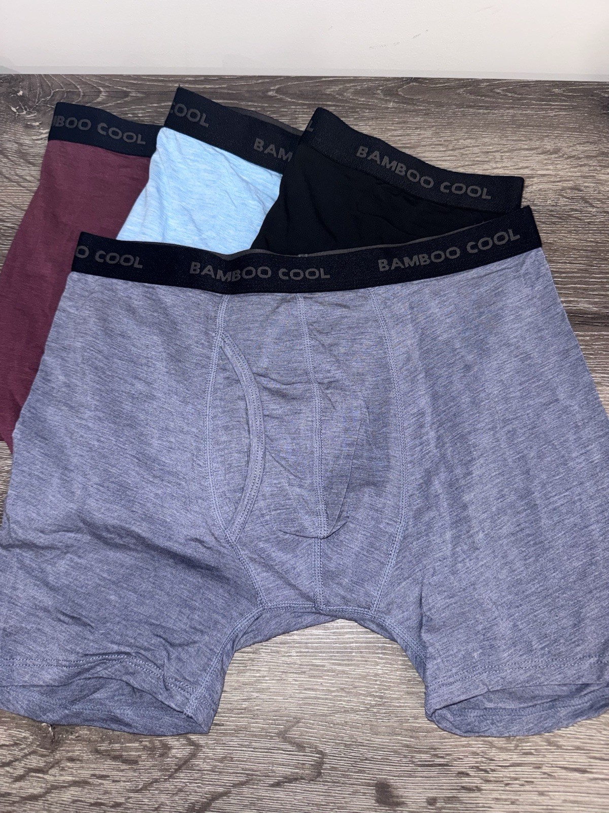 Bamboo Cool Men’s Small 4 Pack Boxer Briefs