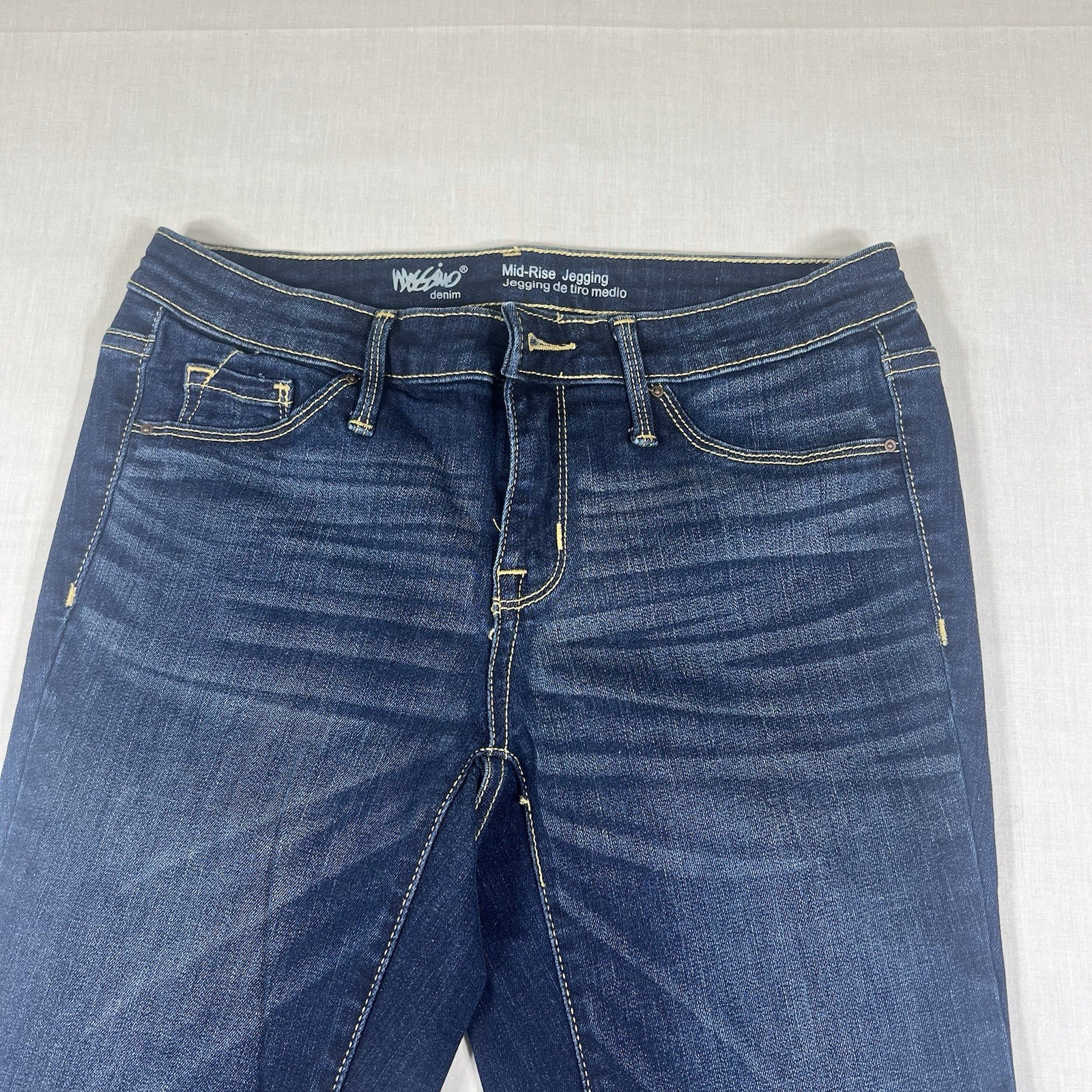 Mossimo Mid Rise Jegging Womens Size 2 26R Dark Wash Skinny Stretch Jeans