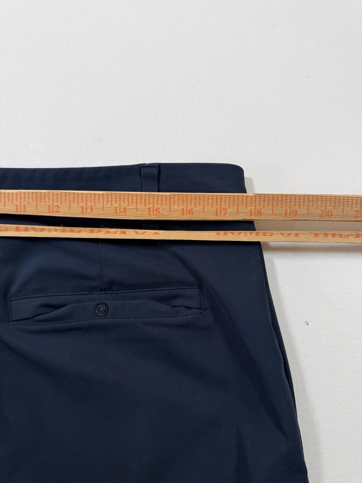 Lululemon Pants Mens 35×32 Navy Blue ABC Classic Fit Warpstreme Stretch LM5AEXS