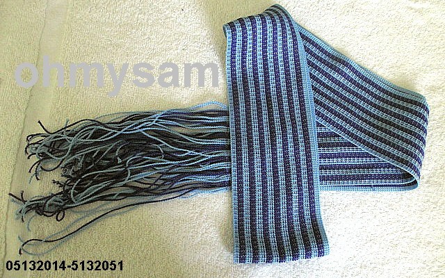 CLOSEOUT 4+1+1 NEW MULTI COLOR SCARF HEADBAND BELT 60″ L+10″ FRINGE +3 3/4″ STRI