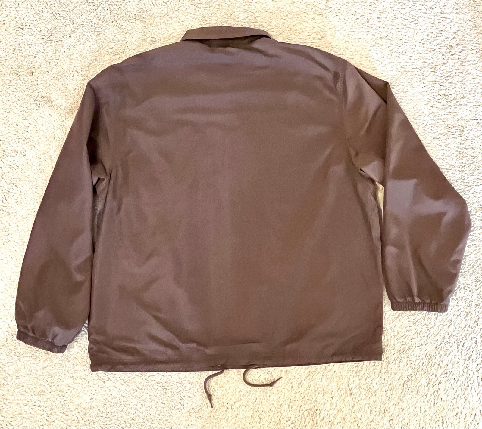 Supreme Spellout Coaches Jacket Brown Size XL Spring Summer 26