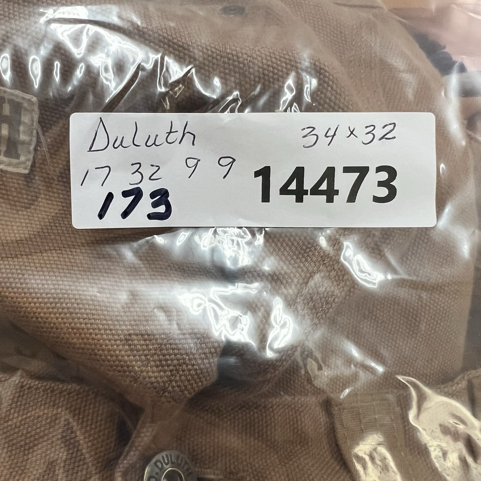 Dulth Trading Ultimate Cargo Dry Duck Cotton Pants Mens Size 34 X32 Tan