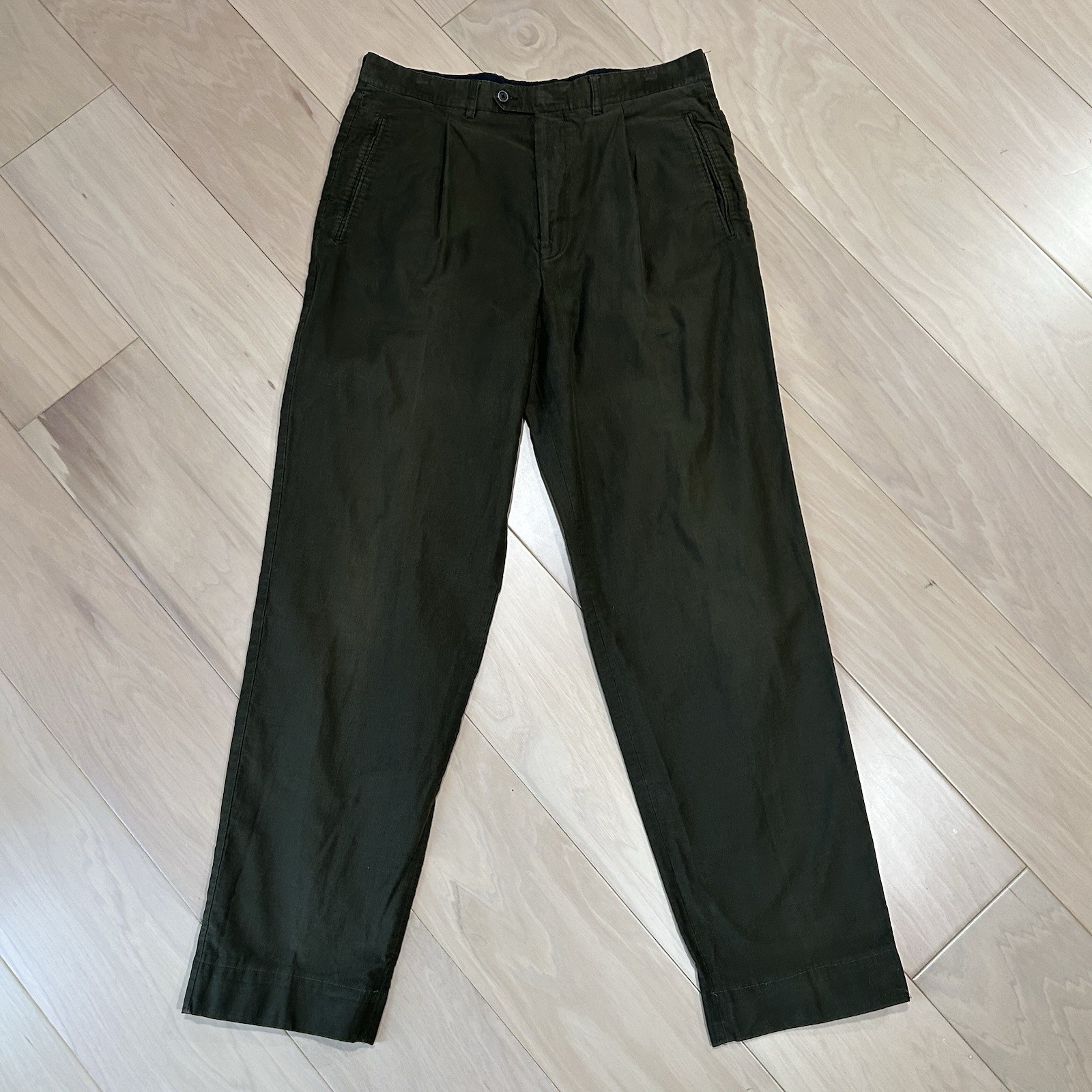 Vintage Vestimenta Spa Pinwale Corduroy Pleated Pant Men’s 33