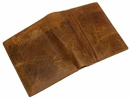 RFID Blocking Mens Leather Slim Bi-Fold Big Hipster European Wallet USA Series G