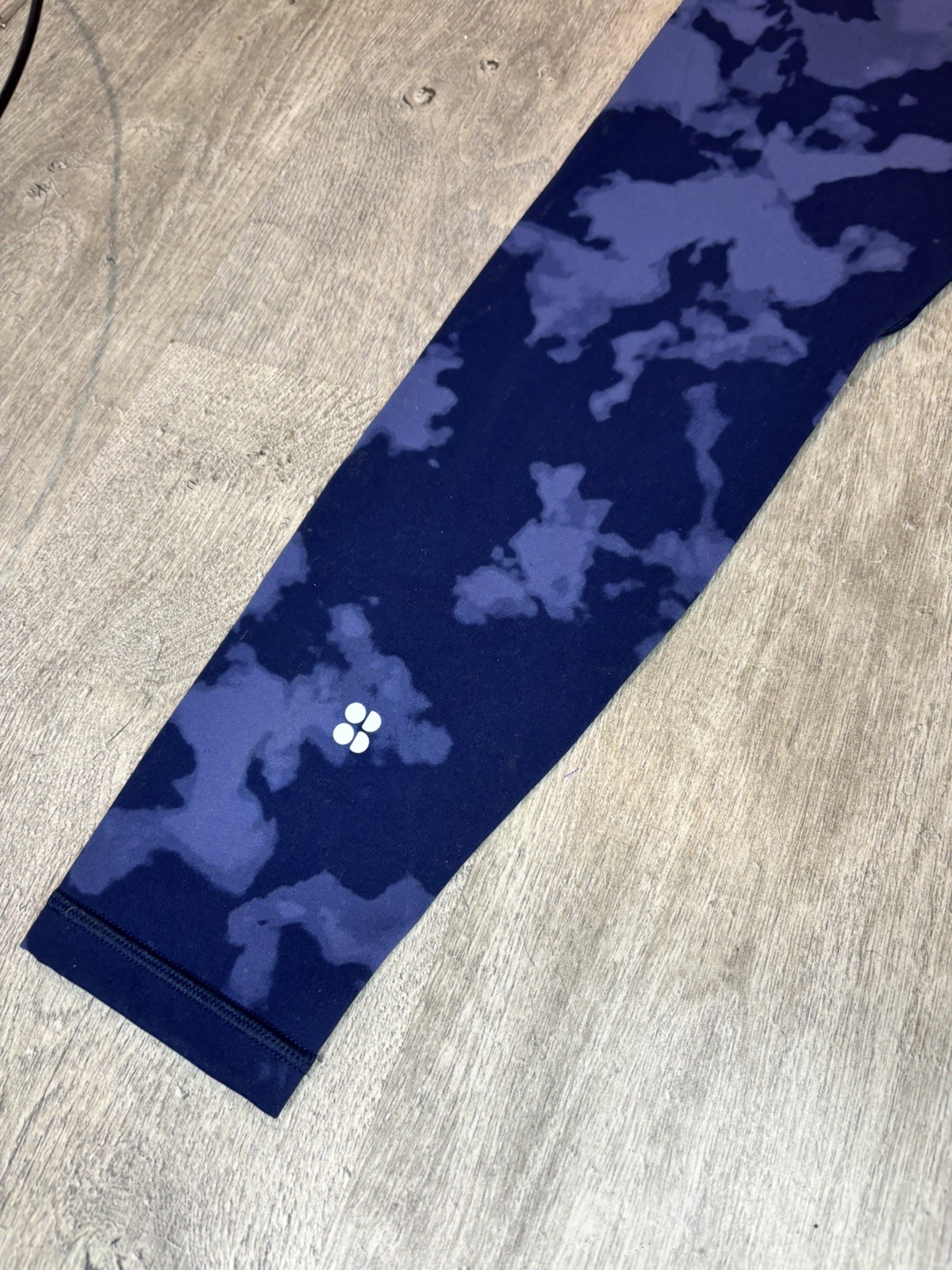Sweaty Betty Gym Workout Power Leggings ~ Blue ~ Large Length 28 Inches