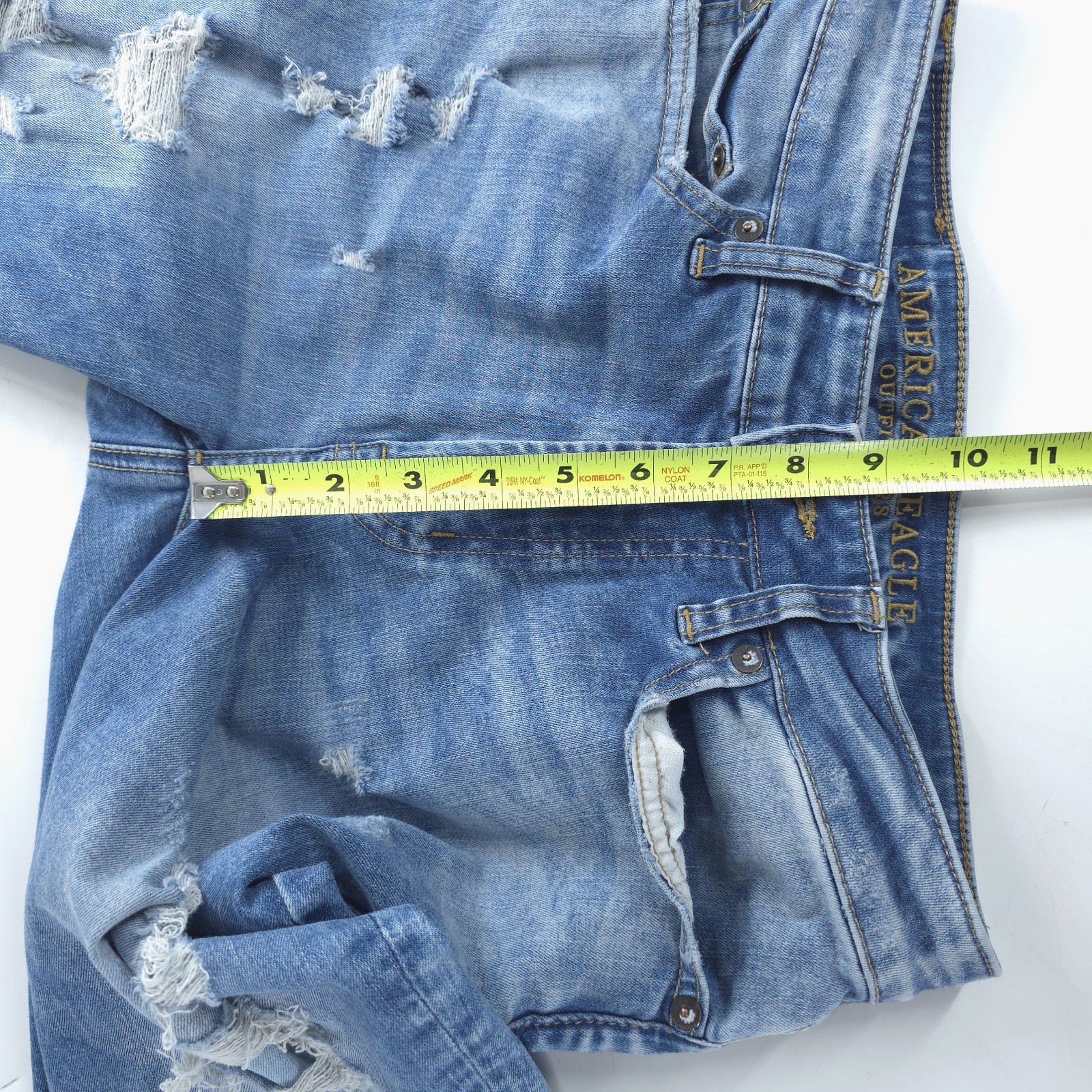 American Eagle Jeans Slim Mens 28×30 Distressed Indie Sleaze Hipster Soft Grunge