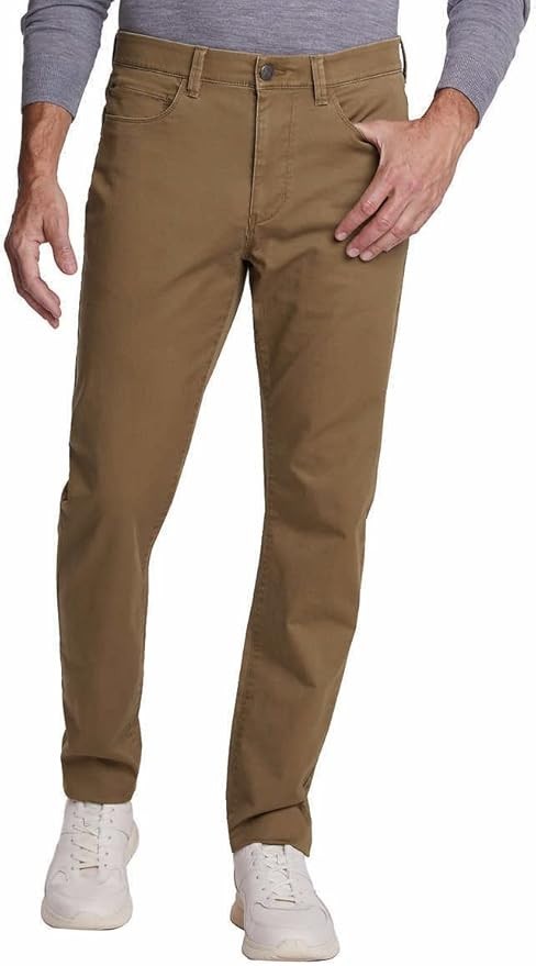 English Laundry Mens Twill 5 Pocket Pant (Honey Brown, 40W x 34L)