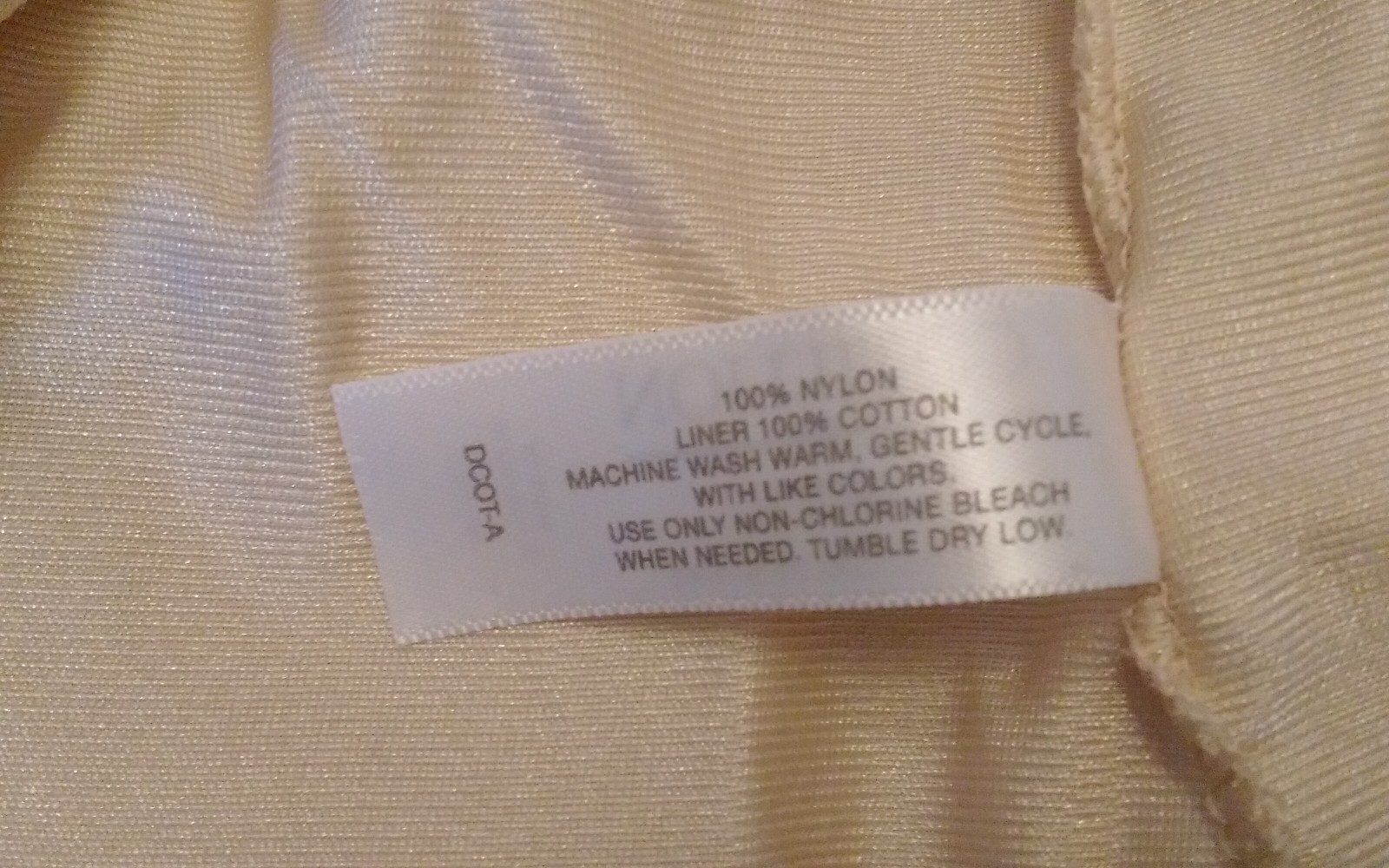 Panties Vintage Cotillion Nylon Brief 7 Beige Double Side Cotton Gusset Knicker