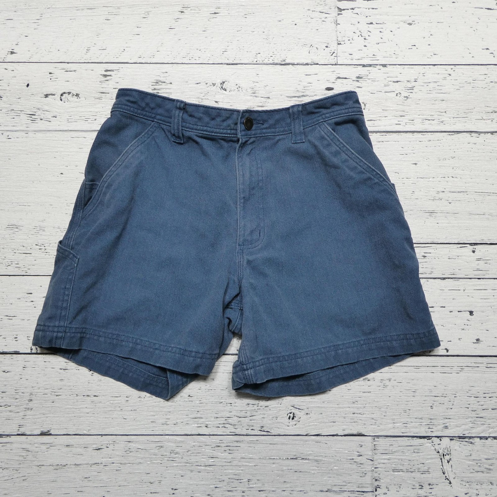 Vintage Patagonia Shorts Womens 4 Blue Cotton Canvas Utility Workwear Sri Lanka