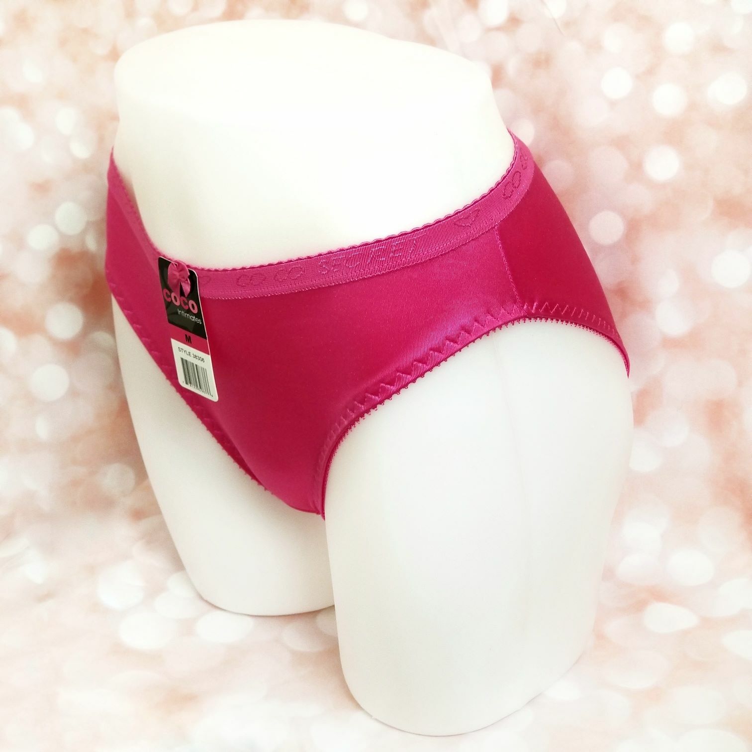 Mothers Day Gift Coco Secret High Cut Full Coverage Satin Shiny Bikini Panties