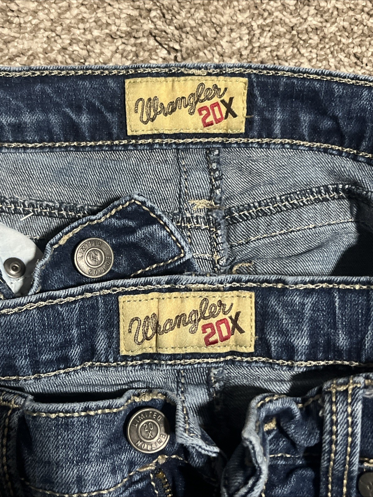 Wrangler Boys 20X Jeans- Size 8 Regular